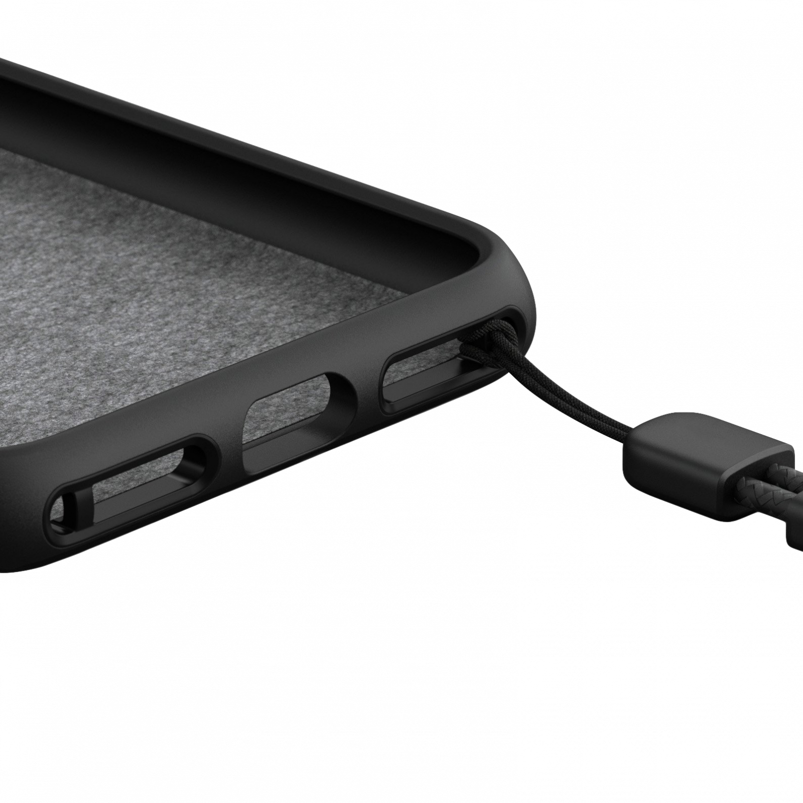 Nomad Rugged Leather Case for iPhone 11 Pro Max - Black